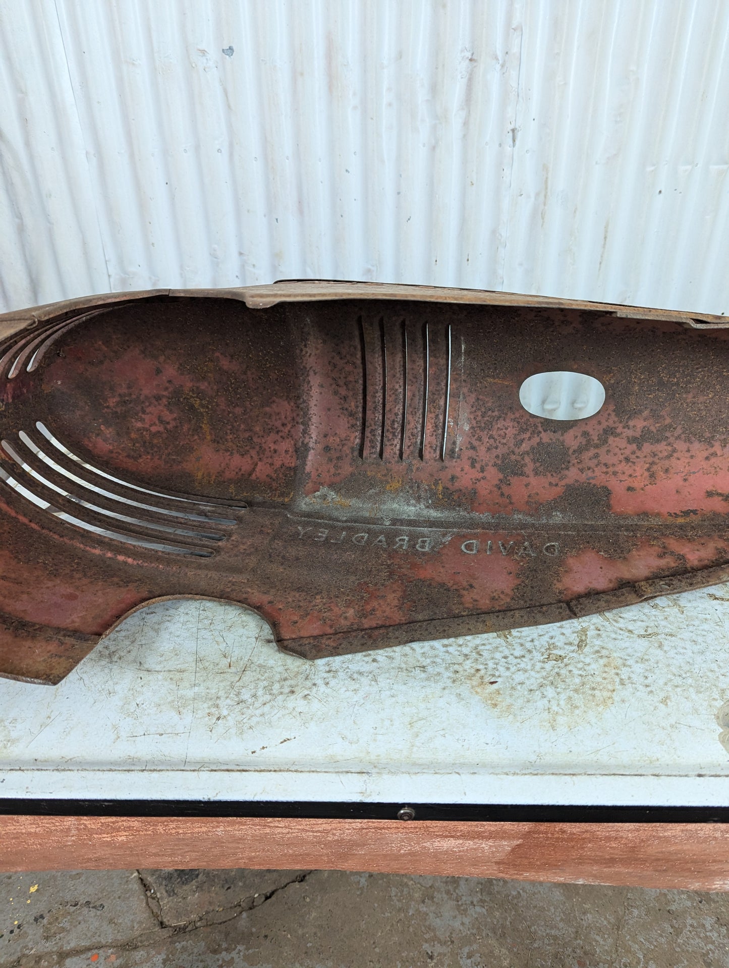 Vintage David Bradley Tractor Hood