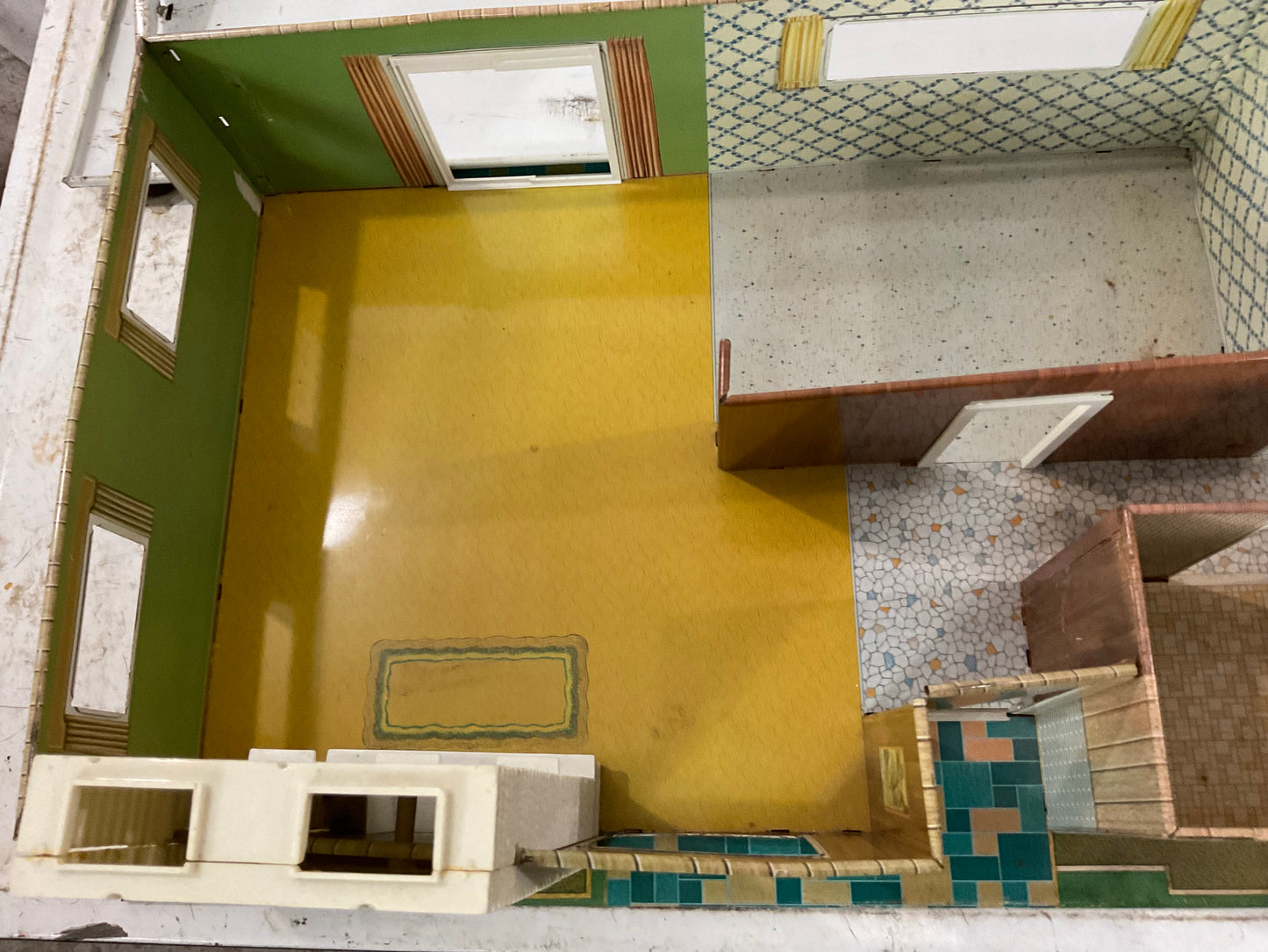 Vintage Metal Doll House