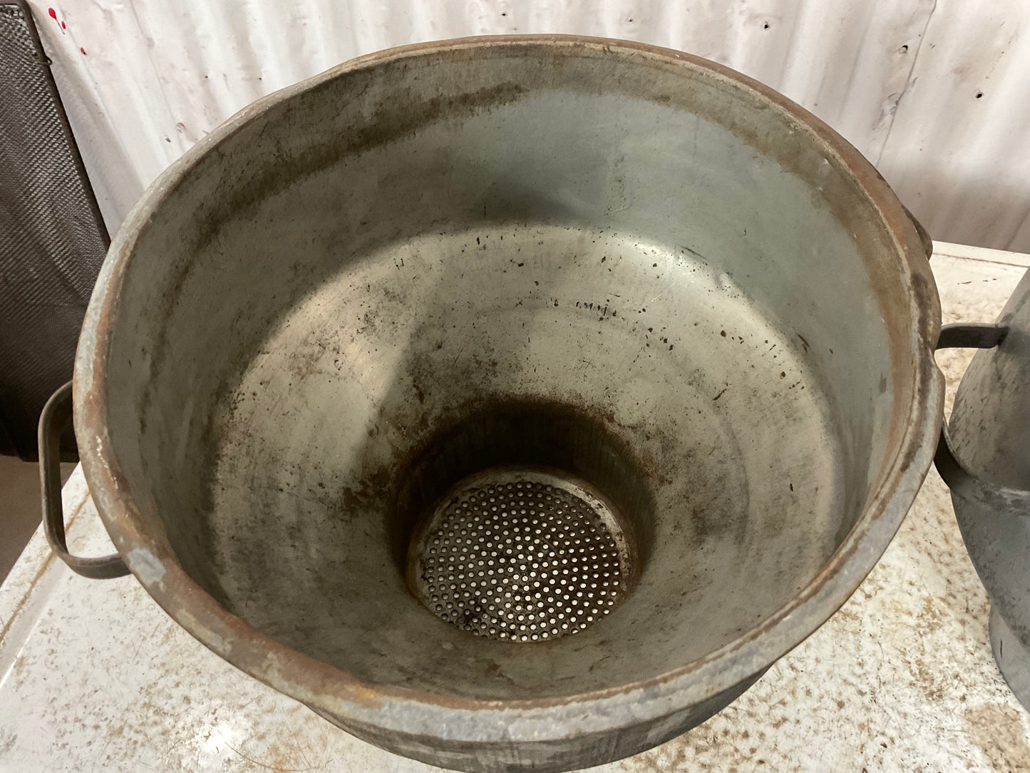 Vintage Galvanized Strainers