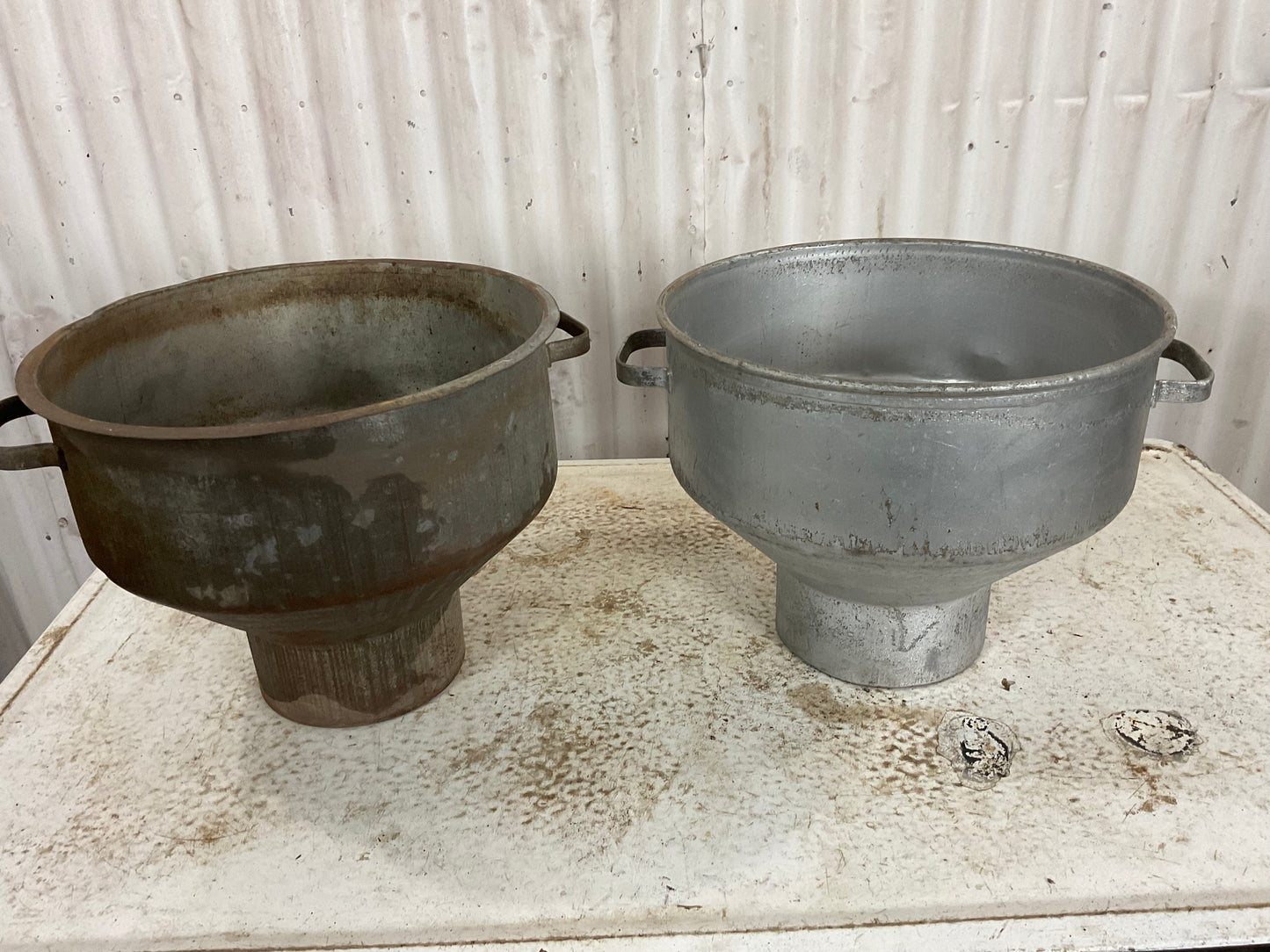 Vintage Galvanized Strainers