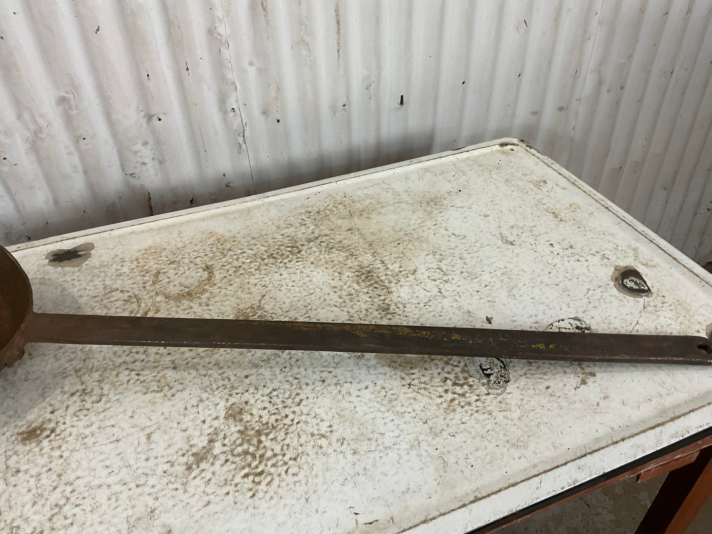 Antique Iron Smelting Ladle
