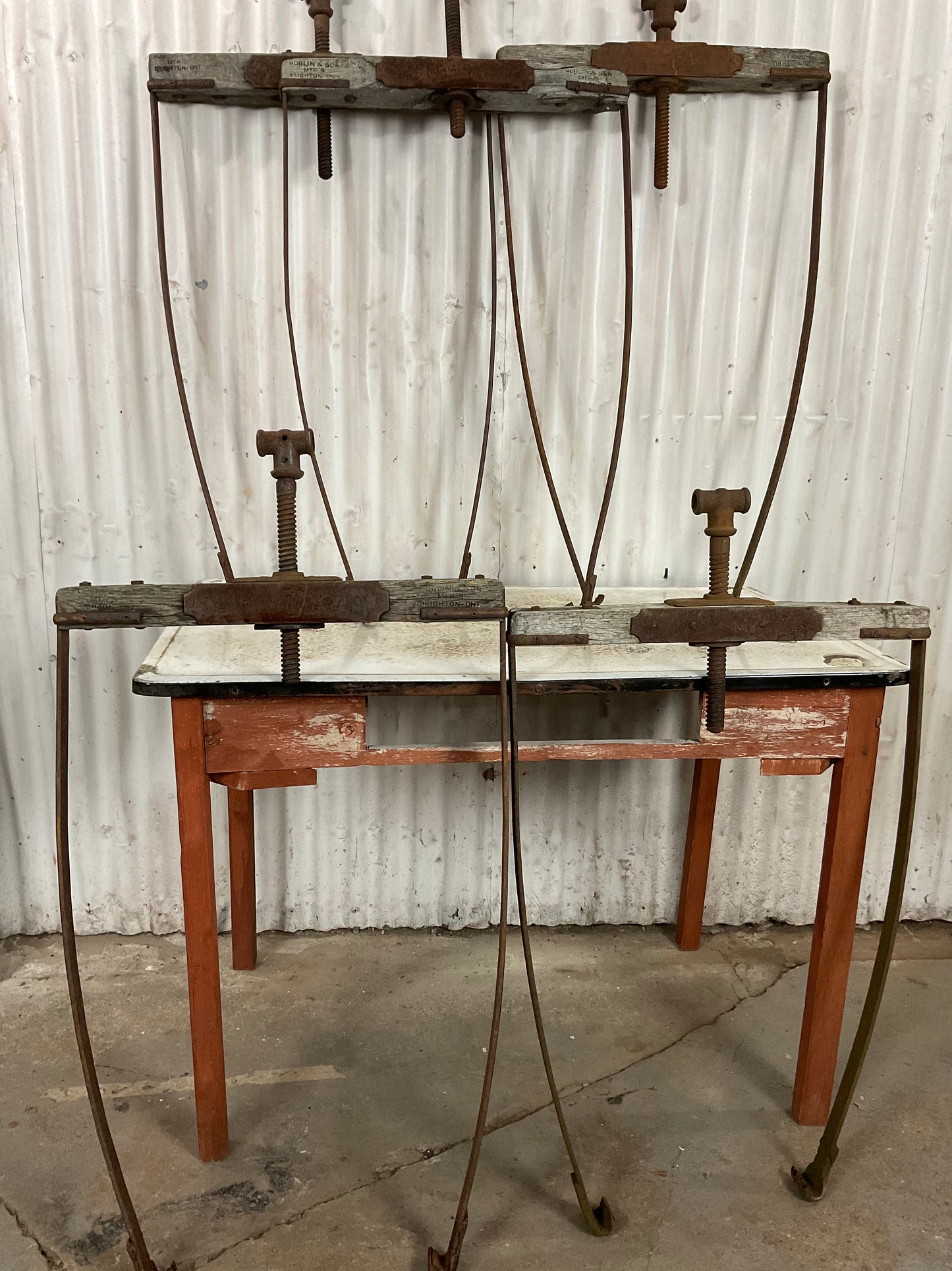 Vintage Barrel Presses