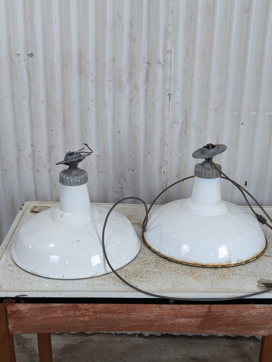 White Enamel Lights