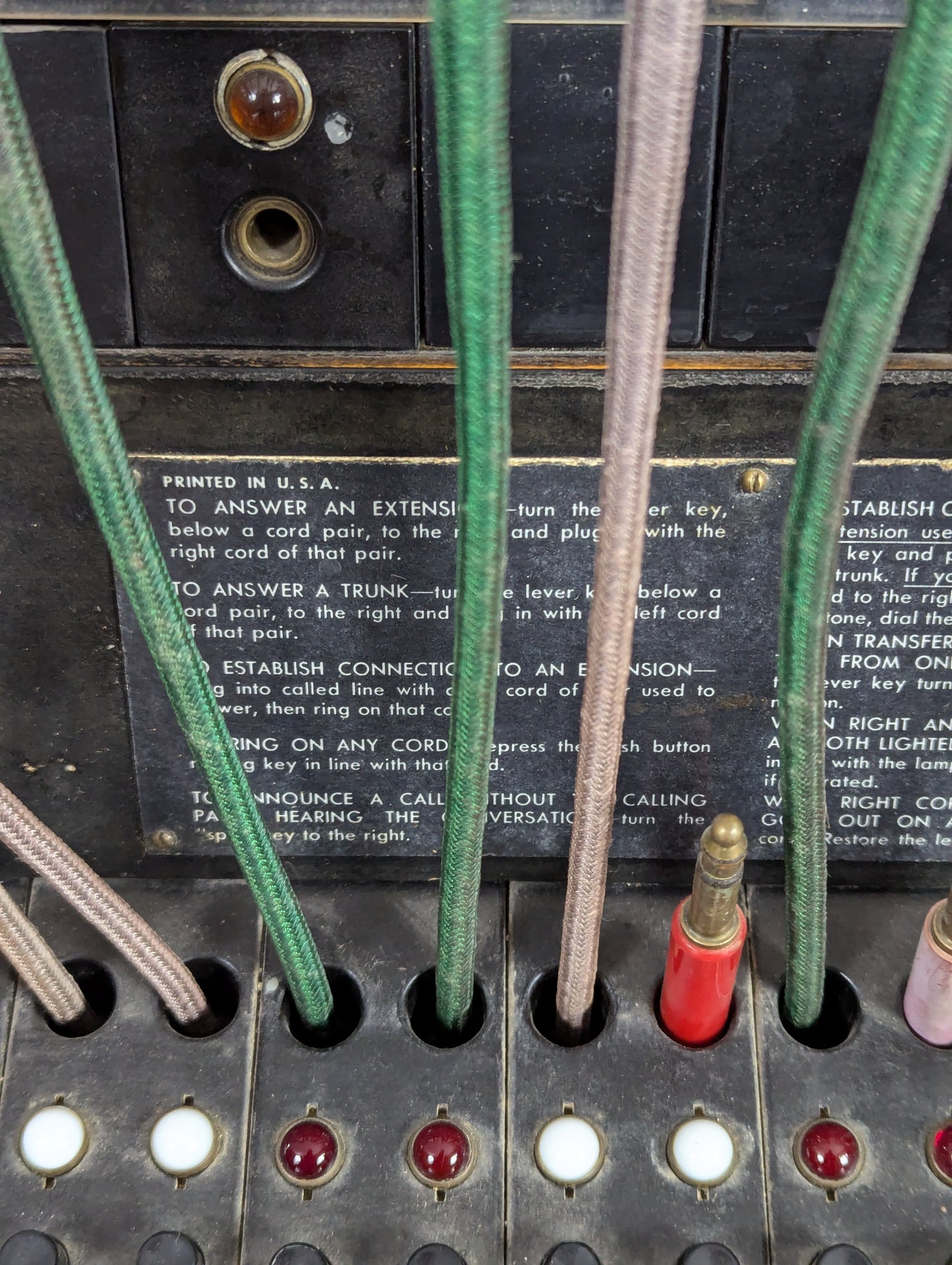 Vintage Switchboard