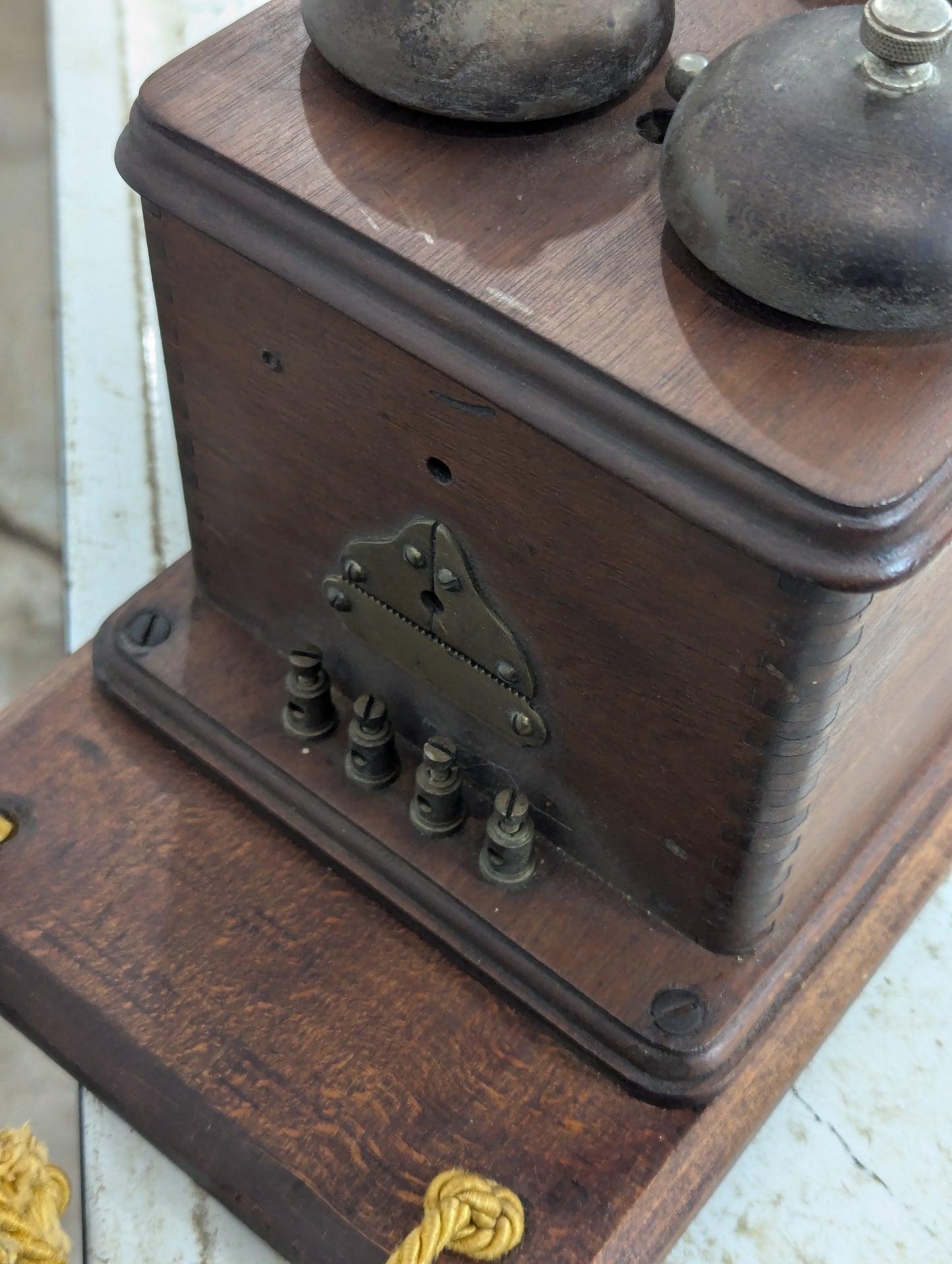Vintage Wall Mount Hand Crank Telephone