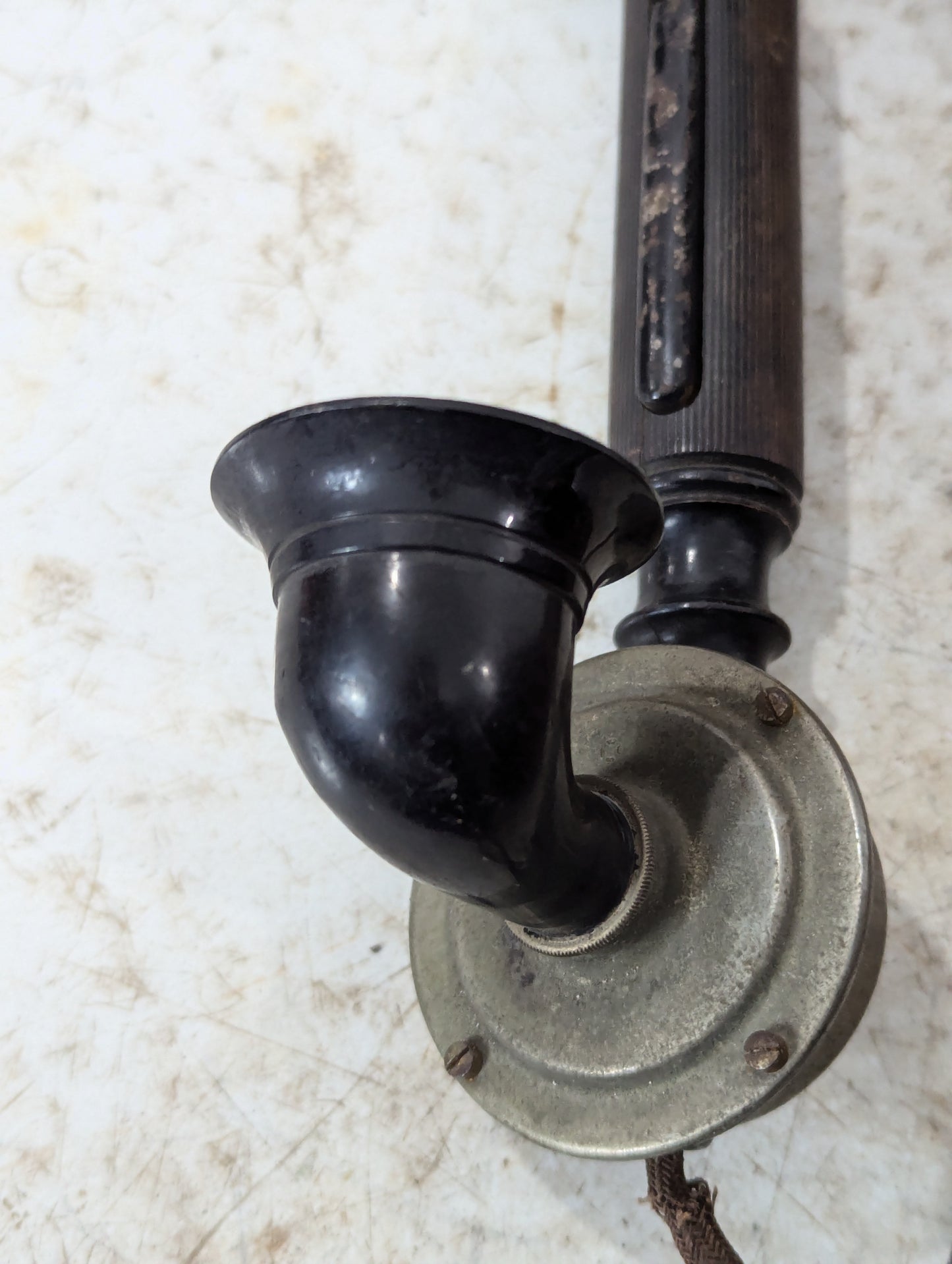 Vintage Wall Mount Hand Crank Telephone
