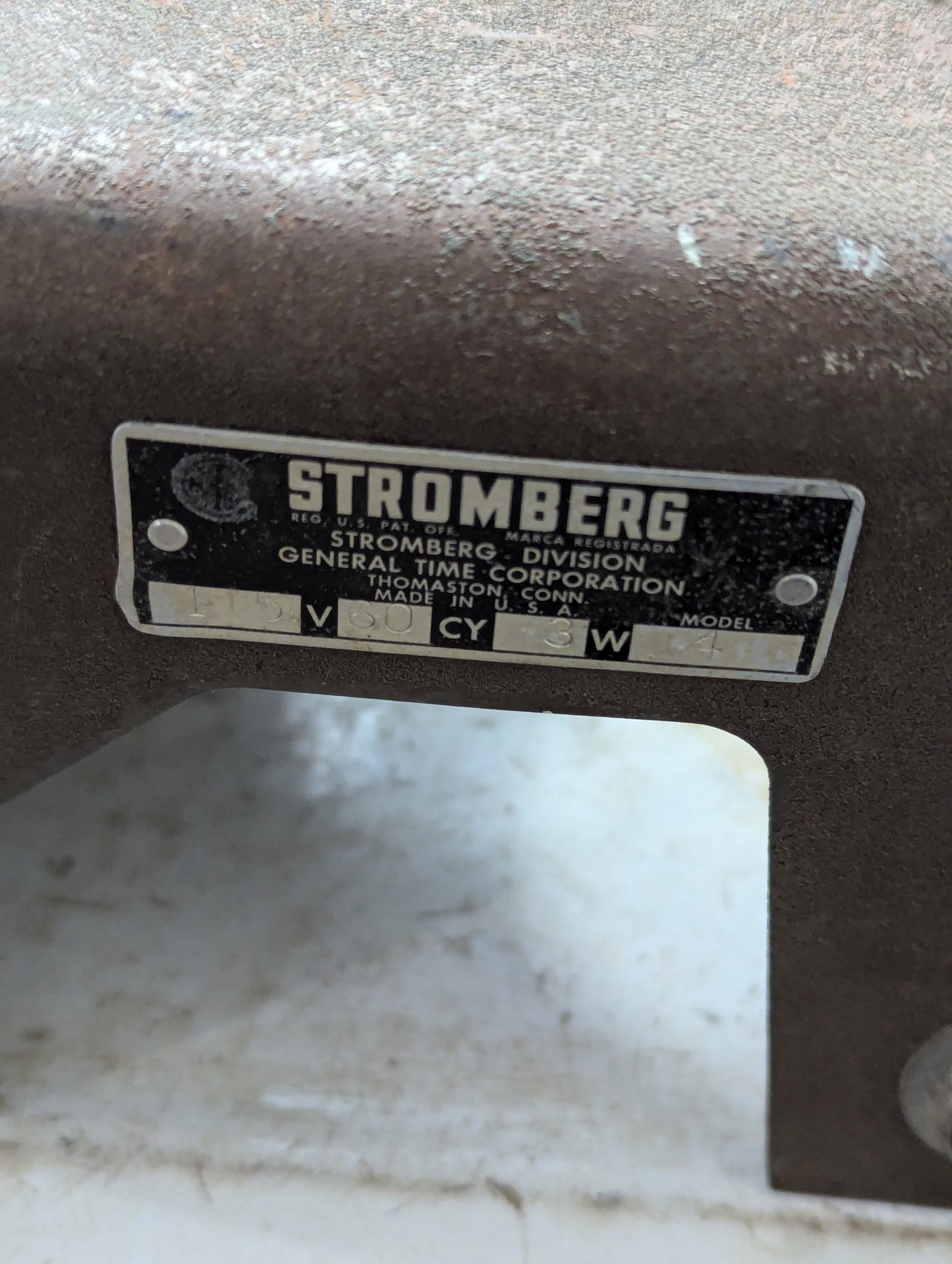Vintage Stromberg Punch Clock