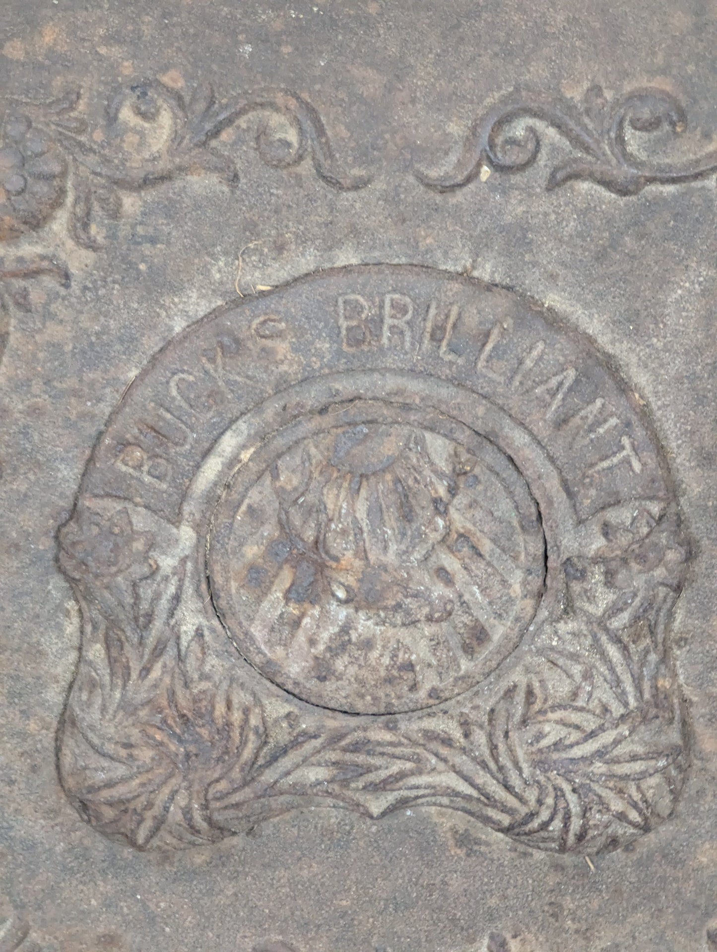 Vintage Cast Iron “Bucks Brilliant” Stove Part