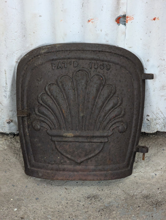 Vintage Cast Iron “Fulton” Stove Door