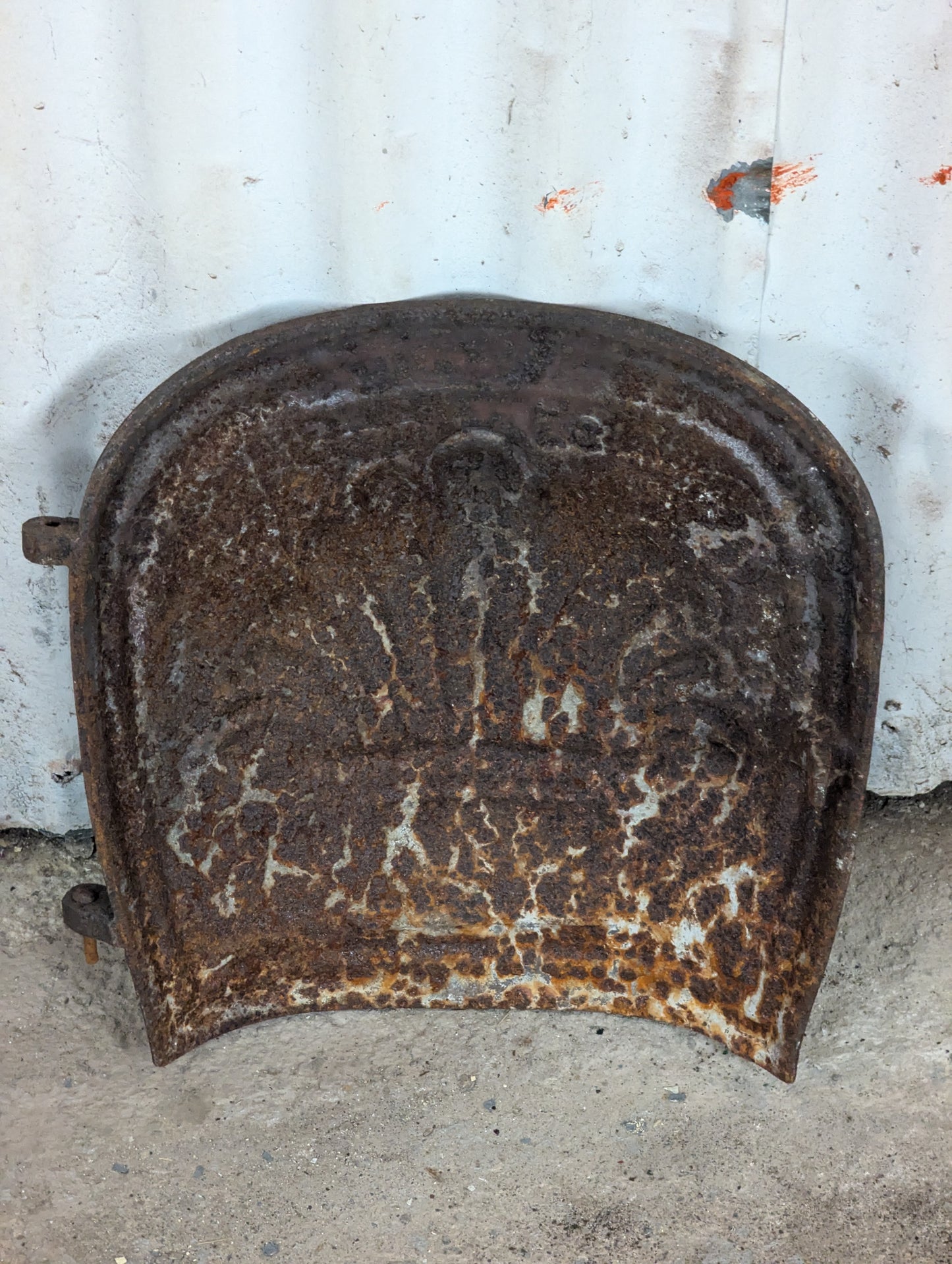 Vintage Cast Iron “Fulton” Stove Door