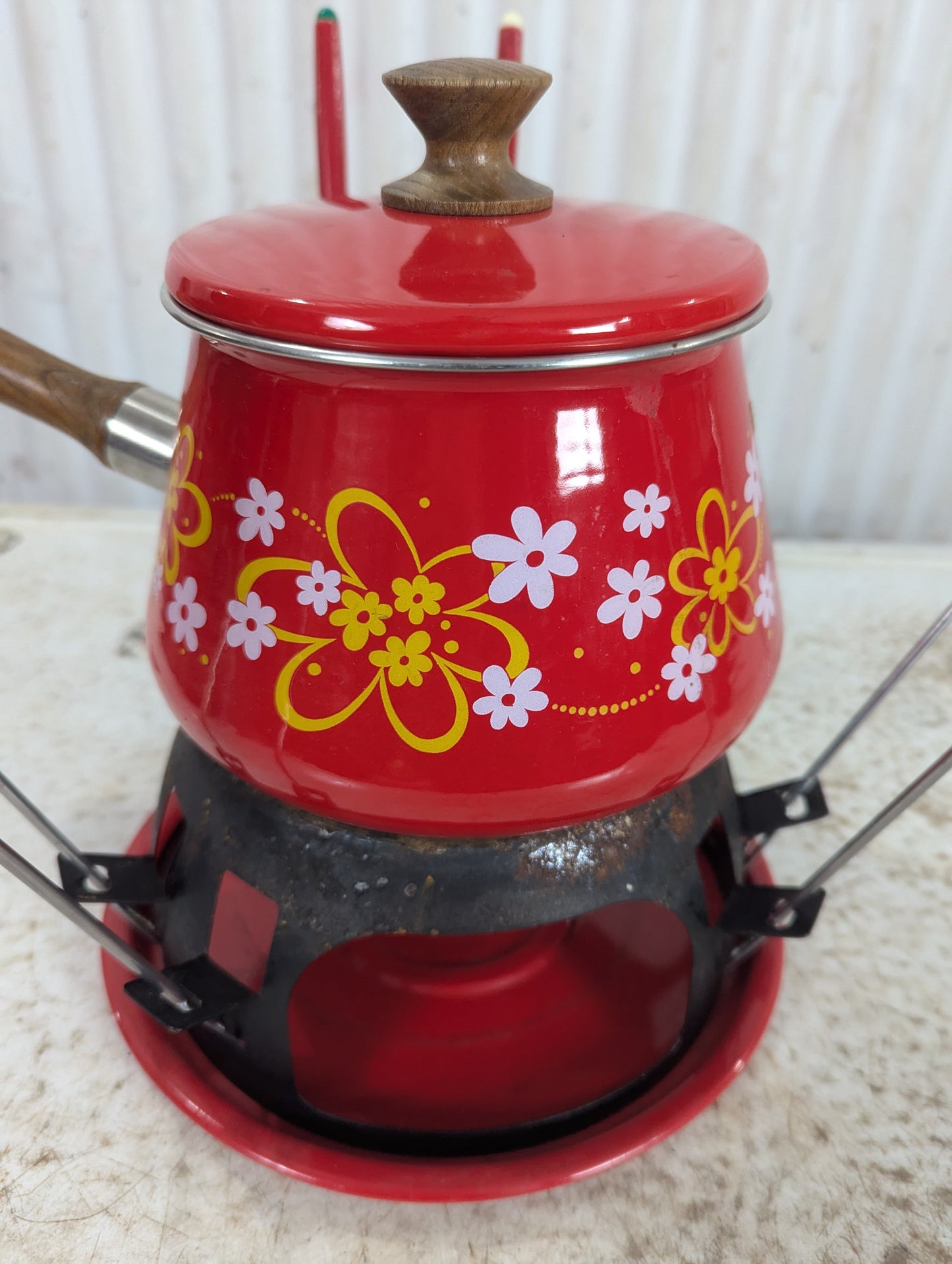 Retro Fondue Set