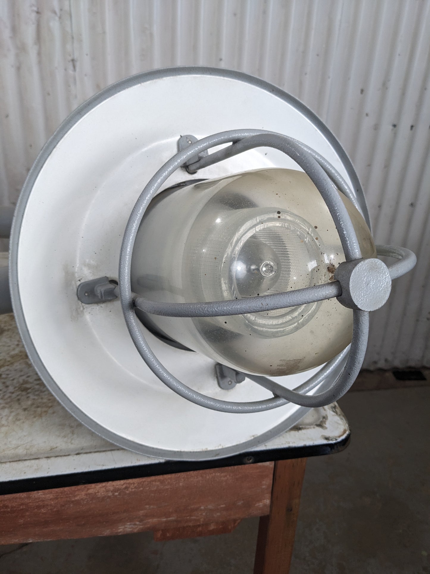 Industrial Factory Caged Lights
