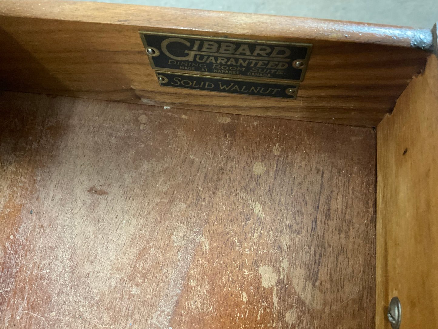 Vintage Gibbard Walnut Buffet