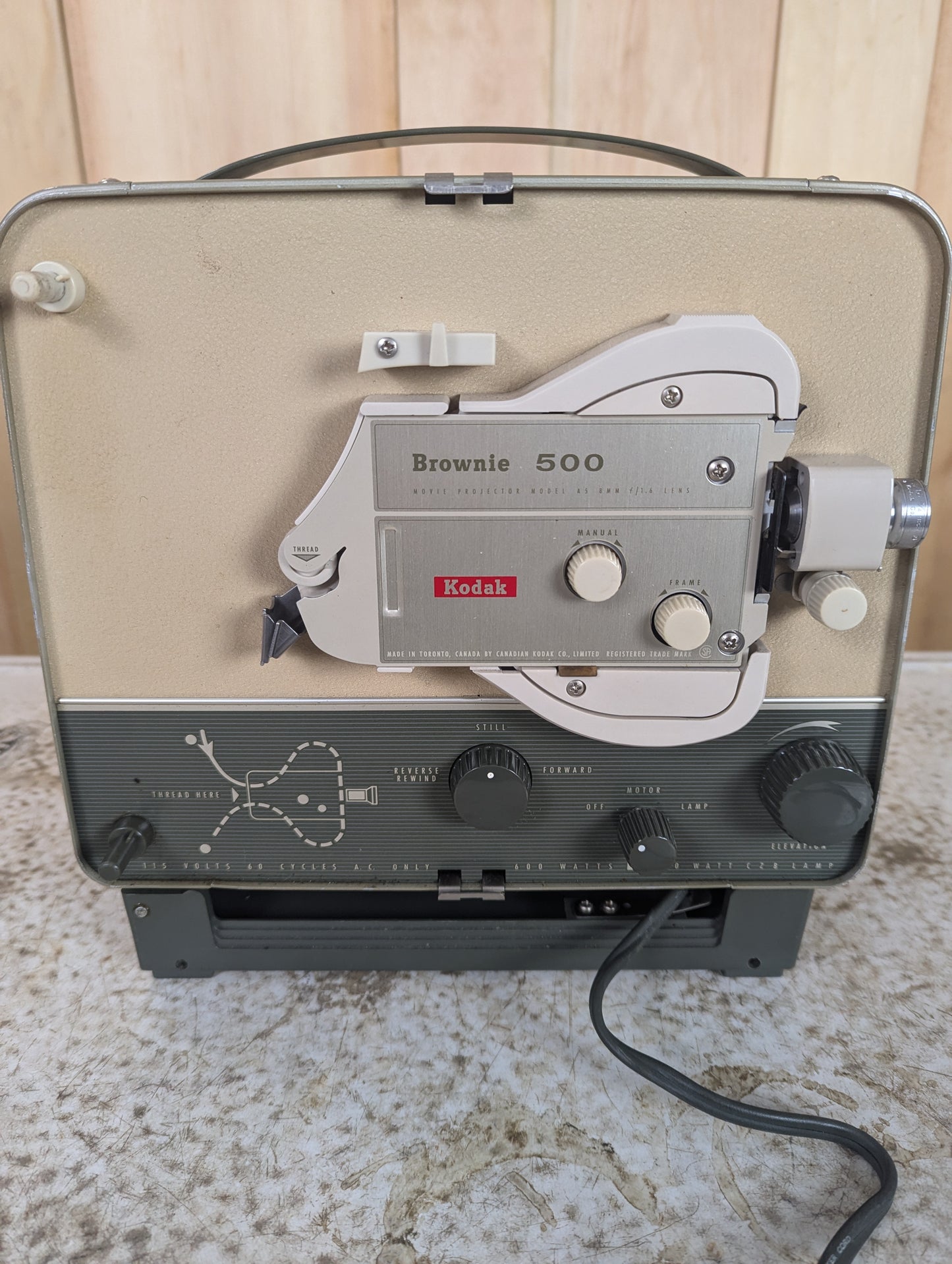 Kodak Brownie 500 Movie Projector in Case Model A5
