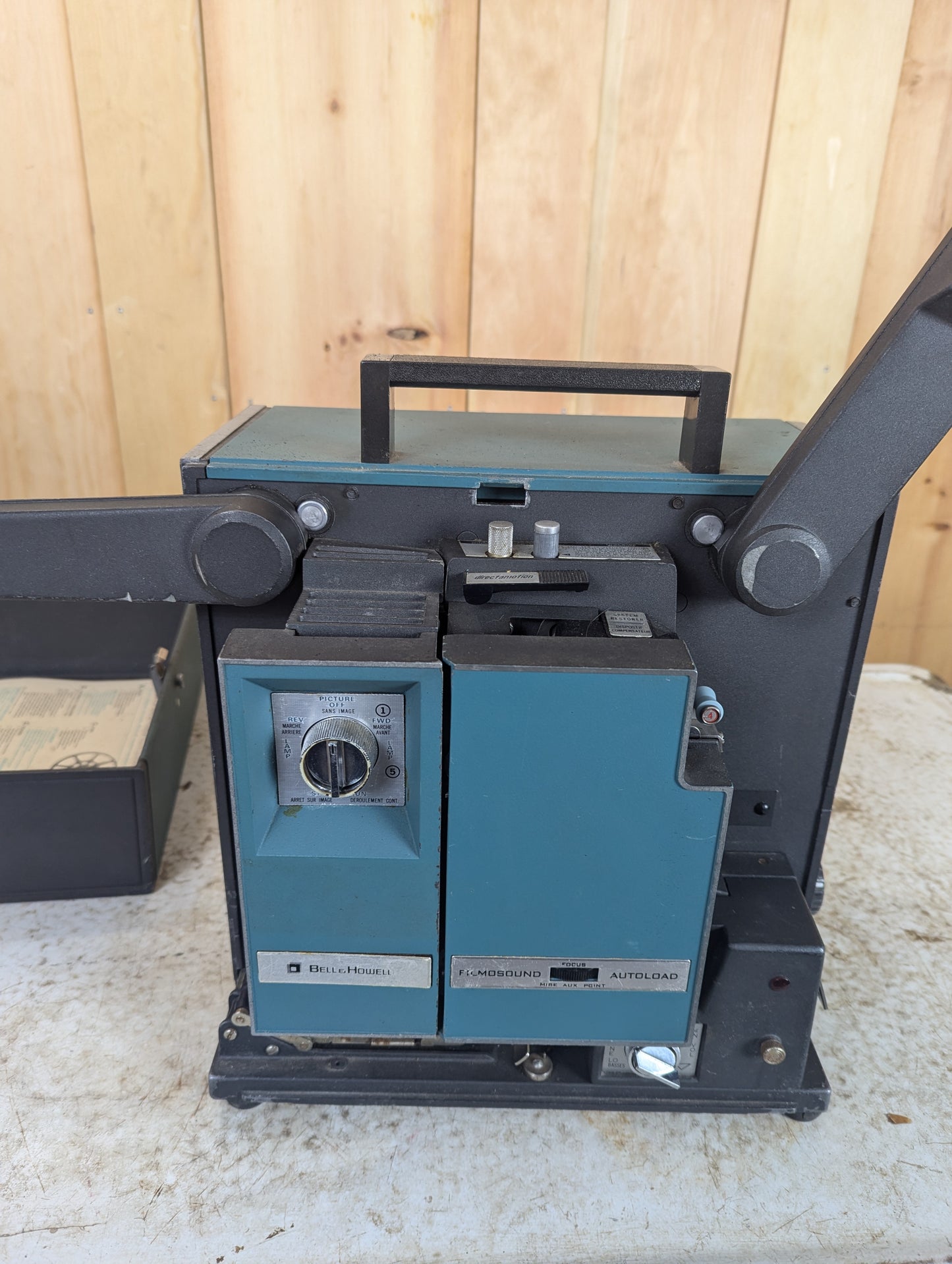 Bell and Howell Sound Film Projector Model 1552 - Needs Belt