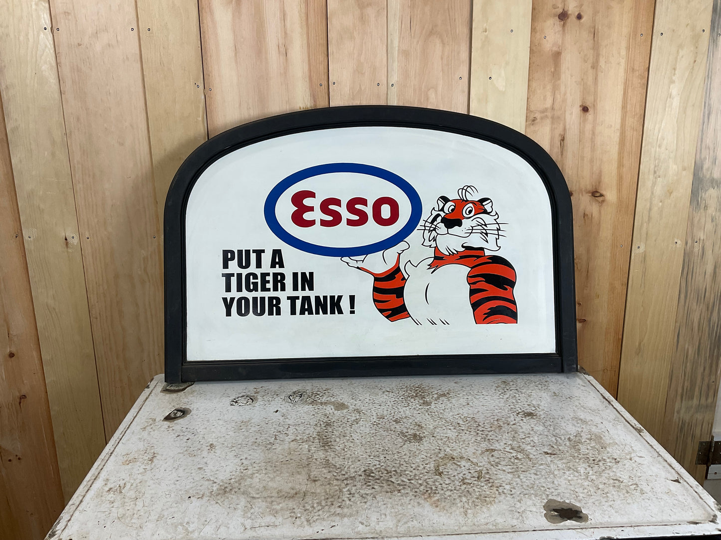 Double-Sided Esso Reproduction Sign