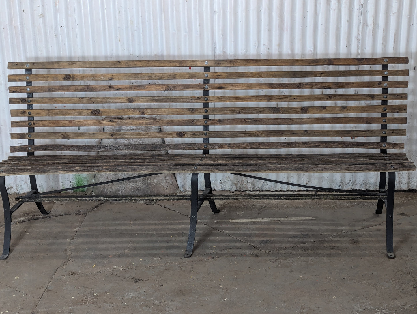 Long Railway Station Bench