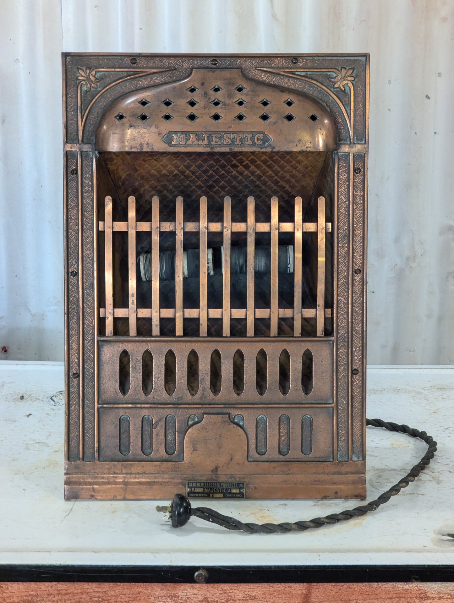 1930’s Vintage Majestic Electric Space Heater