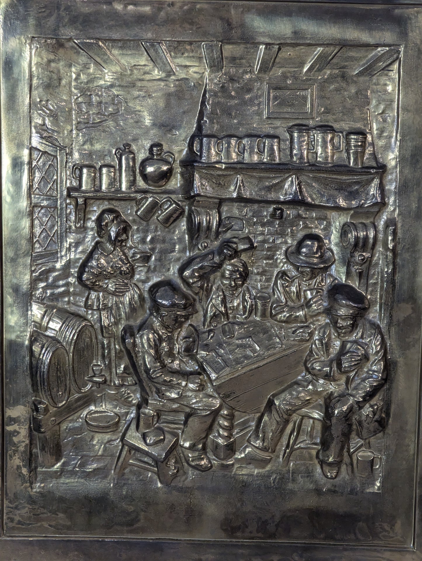 Vintage Brass Fireplace Screen
