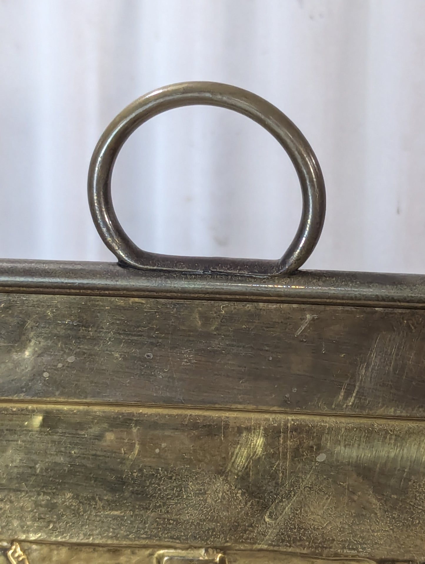 Vintage Brass Fireplace Screen