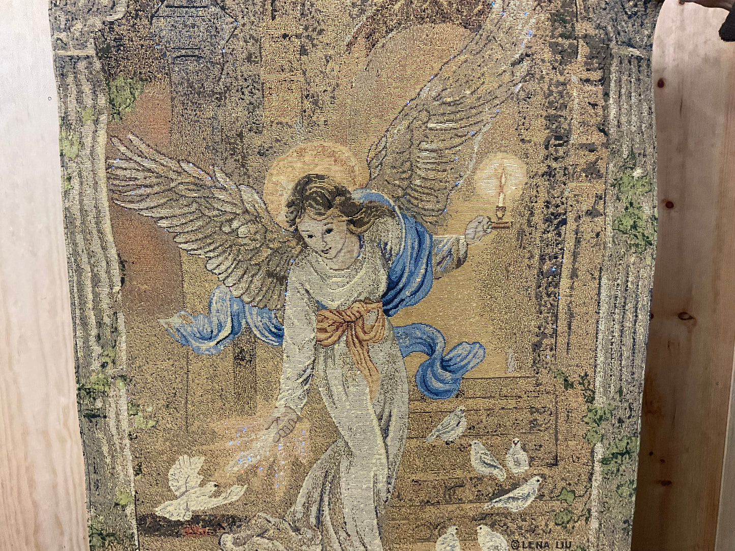 Vintage Angel of Light Wall Decorative Tapestry