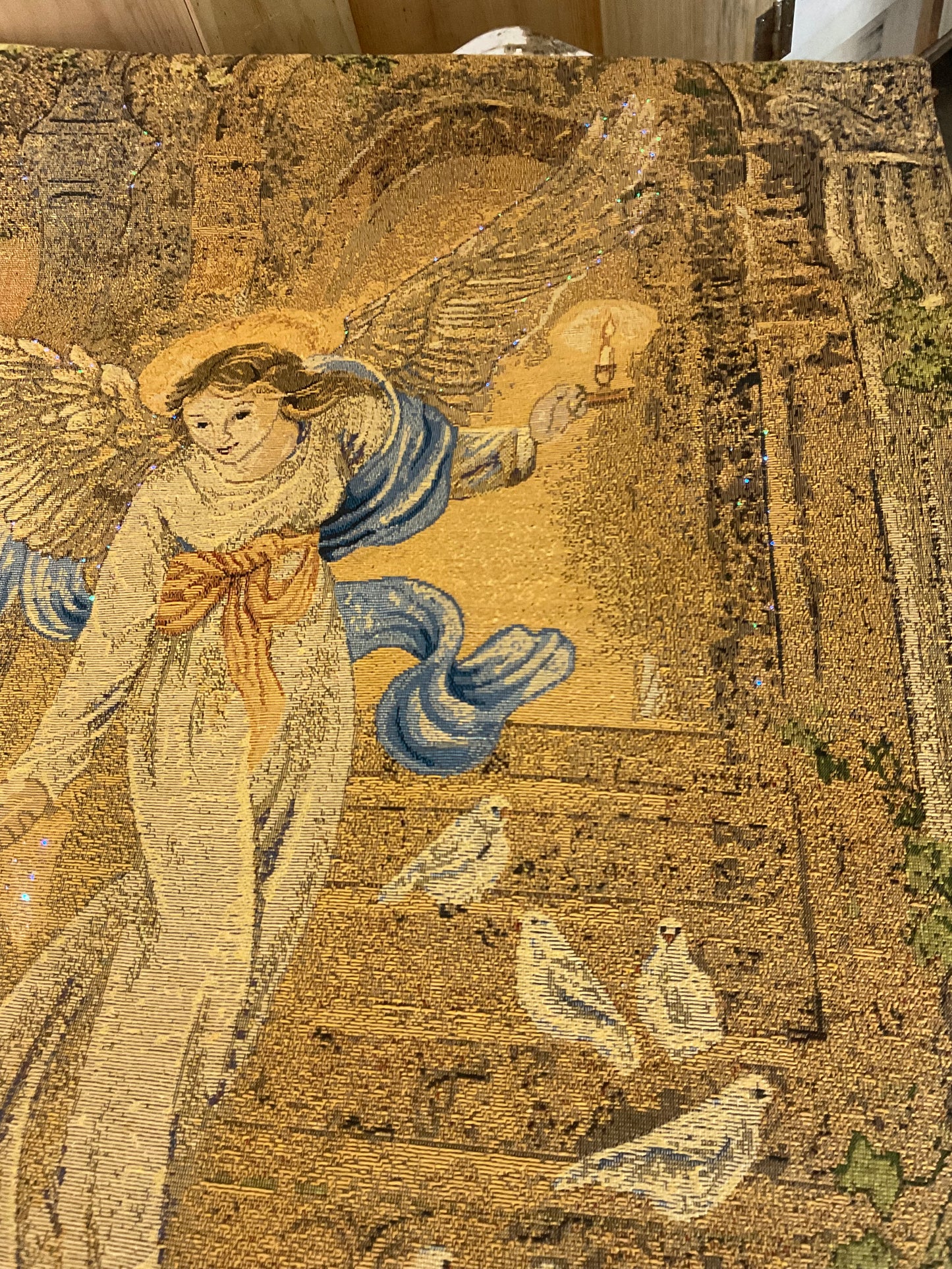 Vintage Angel of Light Wall Decorative Tapestry