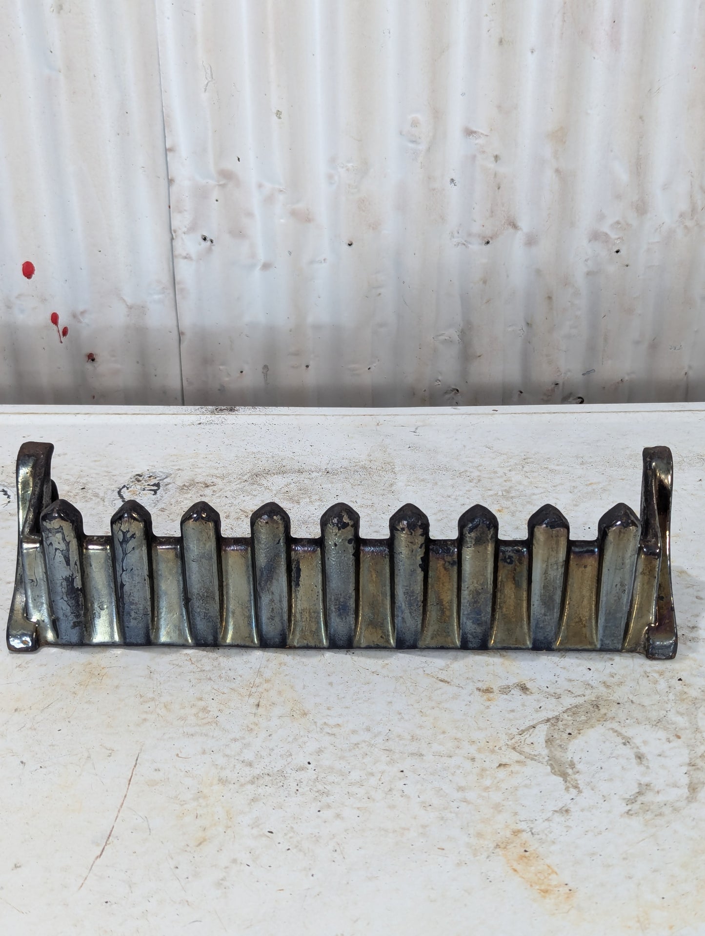 Vintage Cast Iron Fireplace Fret