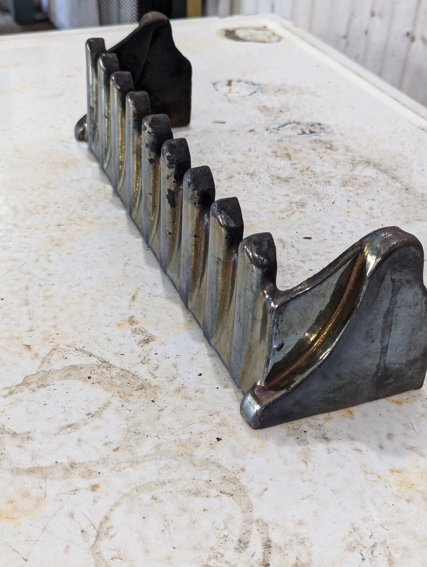 Vintage Cast Iron Fireplace Fret