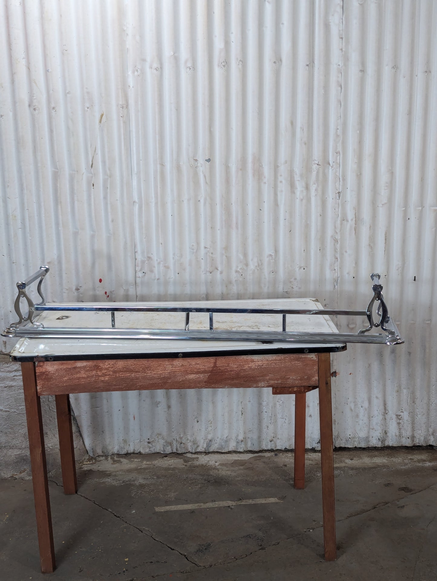 Chrome Finish Fireplace Fender