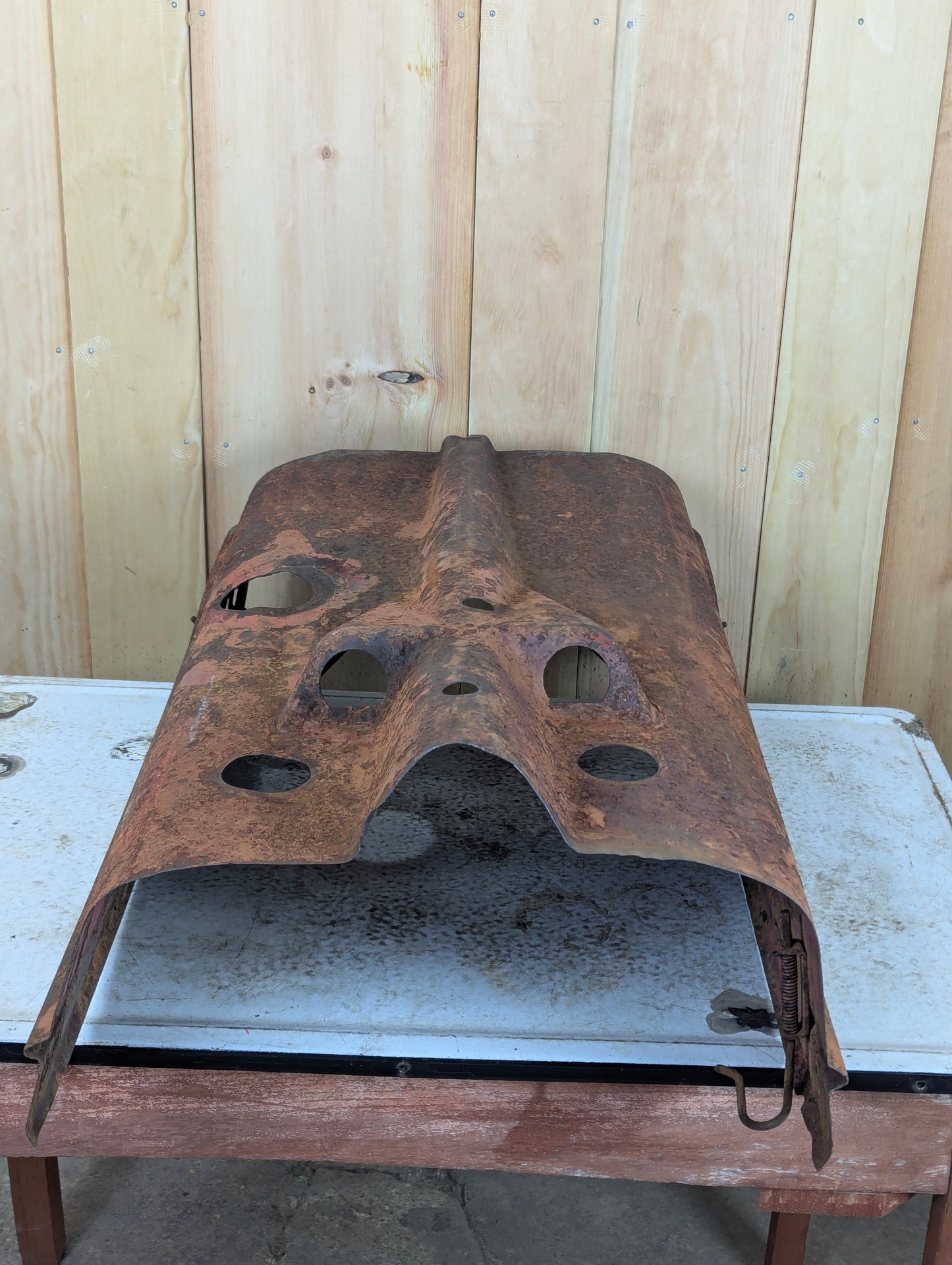 Vintage Farmall Model H(?) Tractor Hood