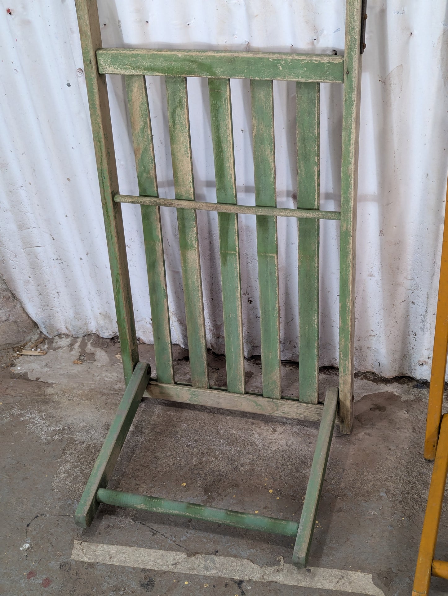 Vintage Wooden Washtub Bench Extensions