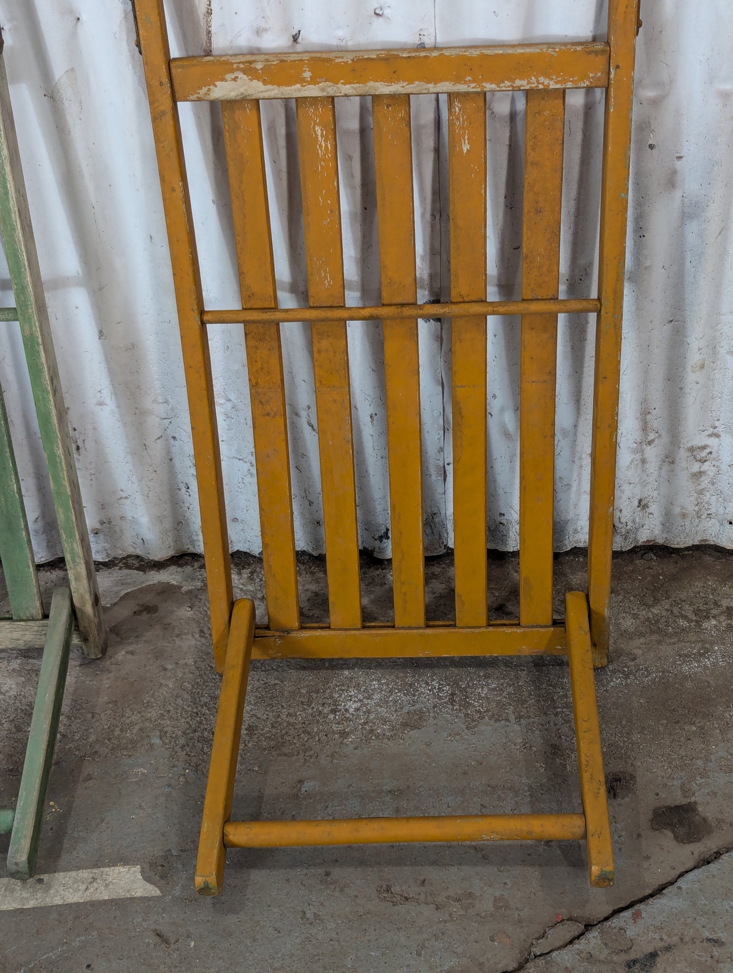 Vintage Wooden Washtub Bench Extensions