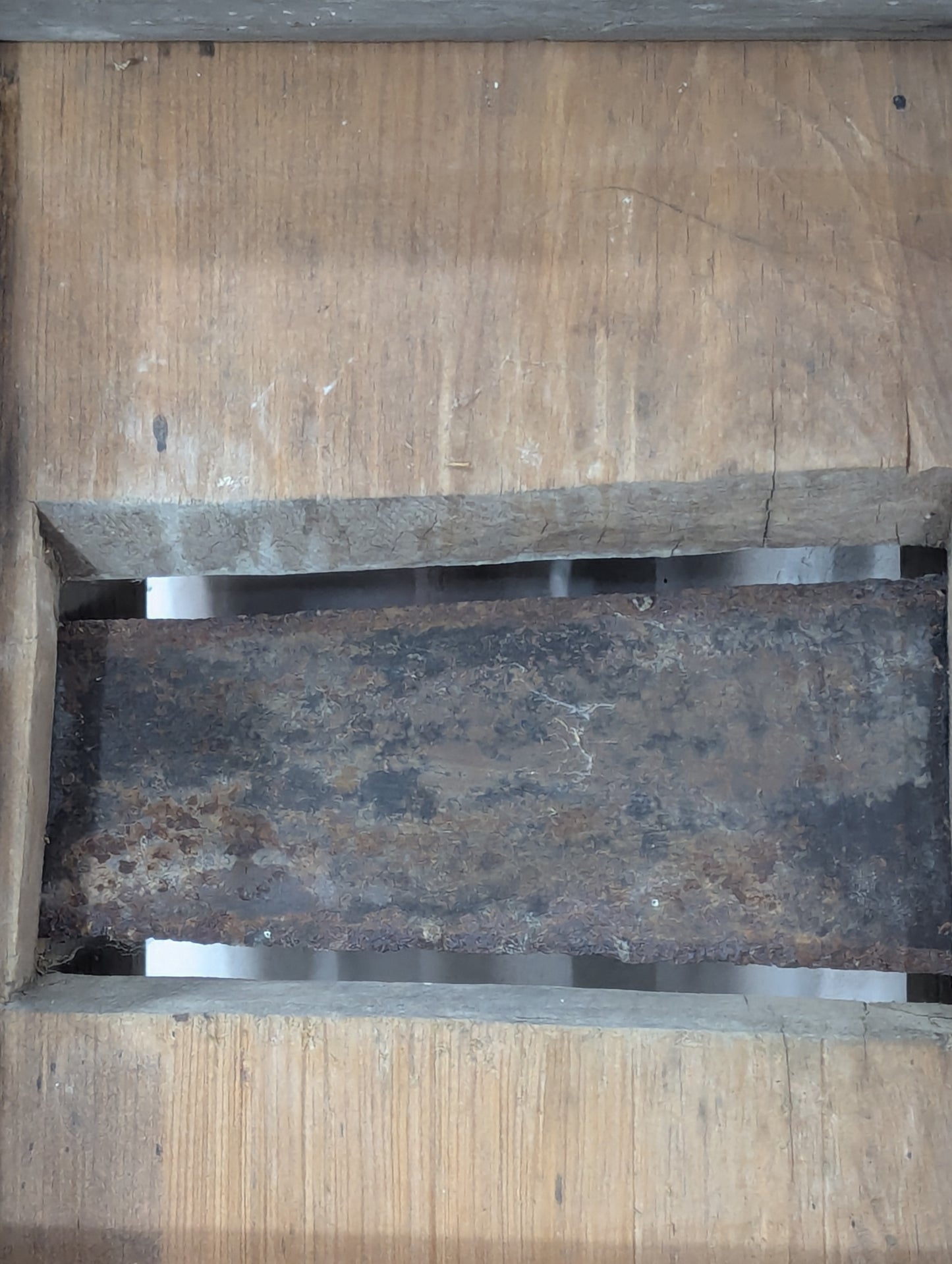 Vintage Large Handcrafted Wooden Cabbage Shredder