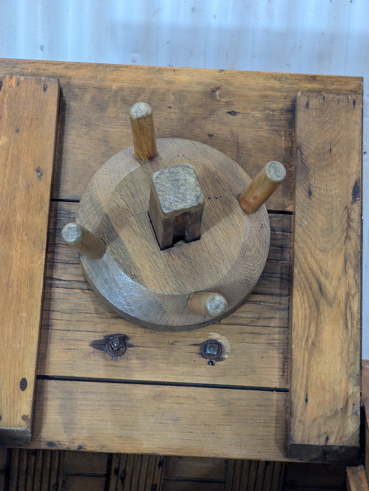Antique Wooden Washing Machine