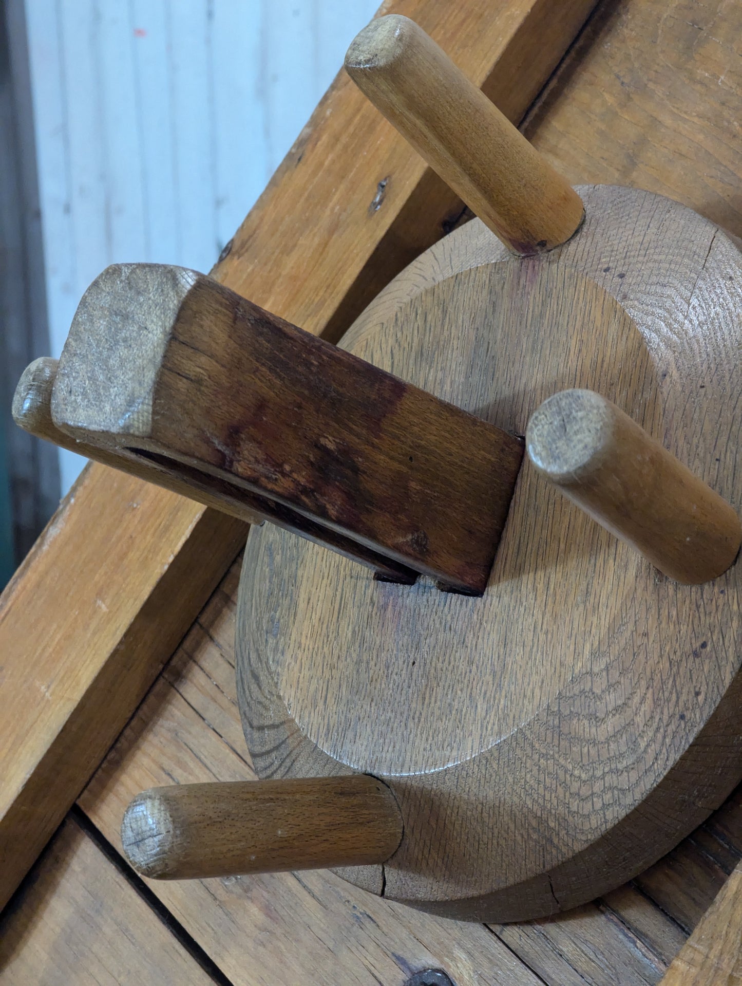 Antique Wooden Washing Machine