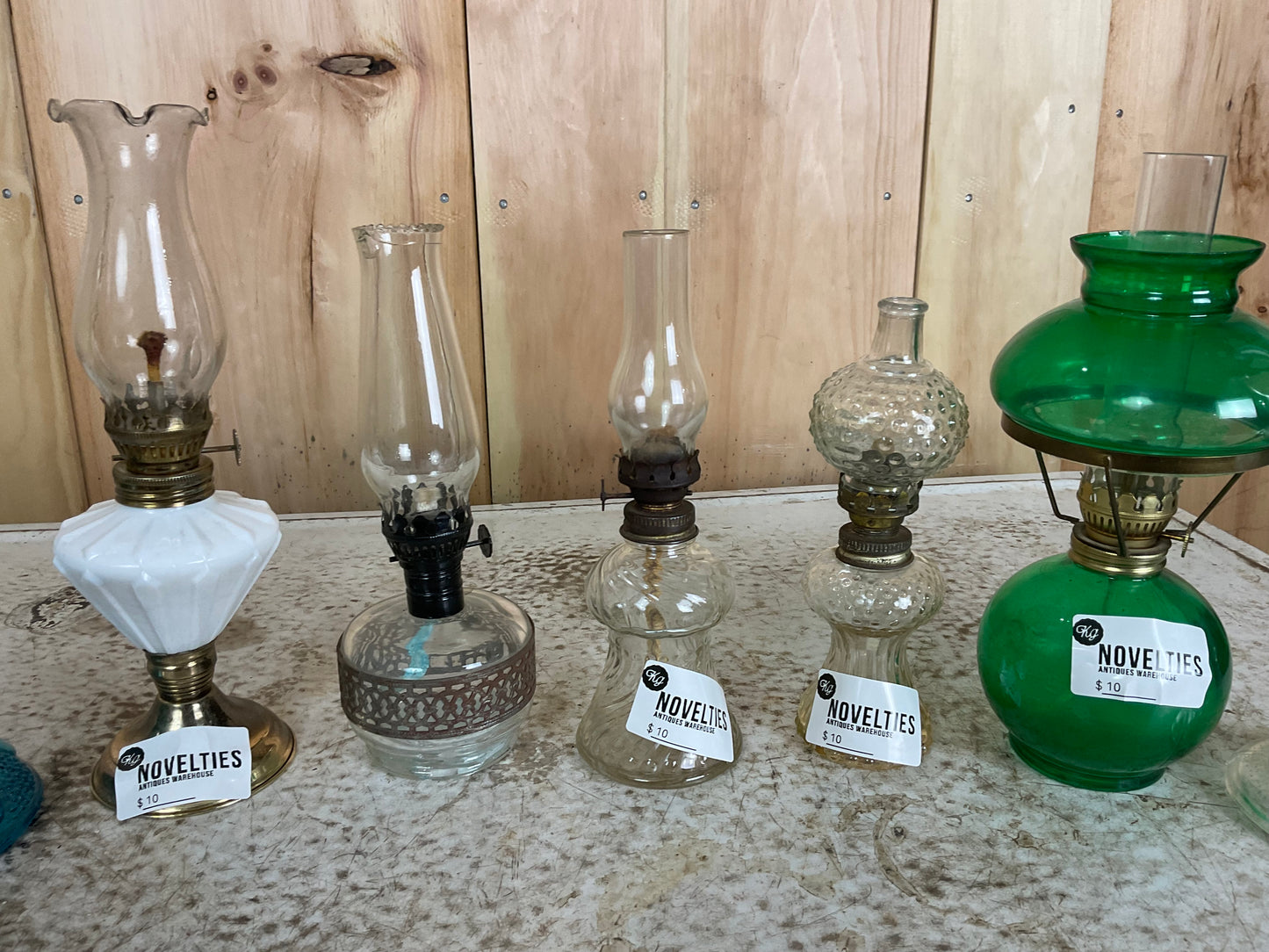 Small Vintage Oil Lamps