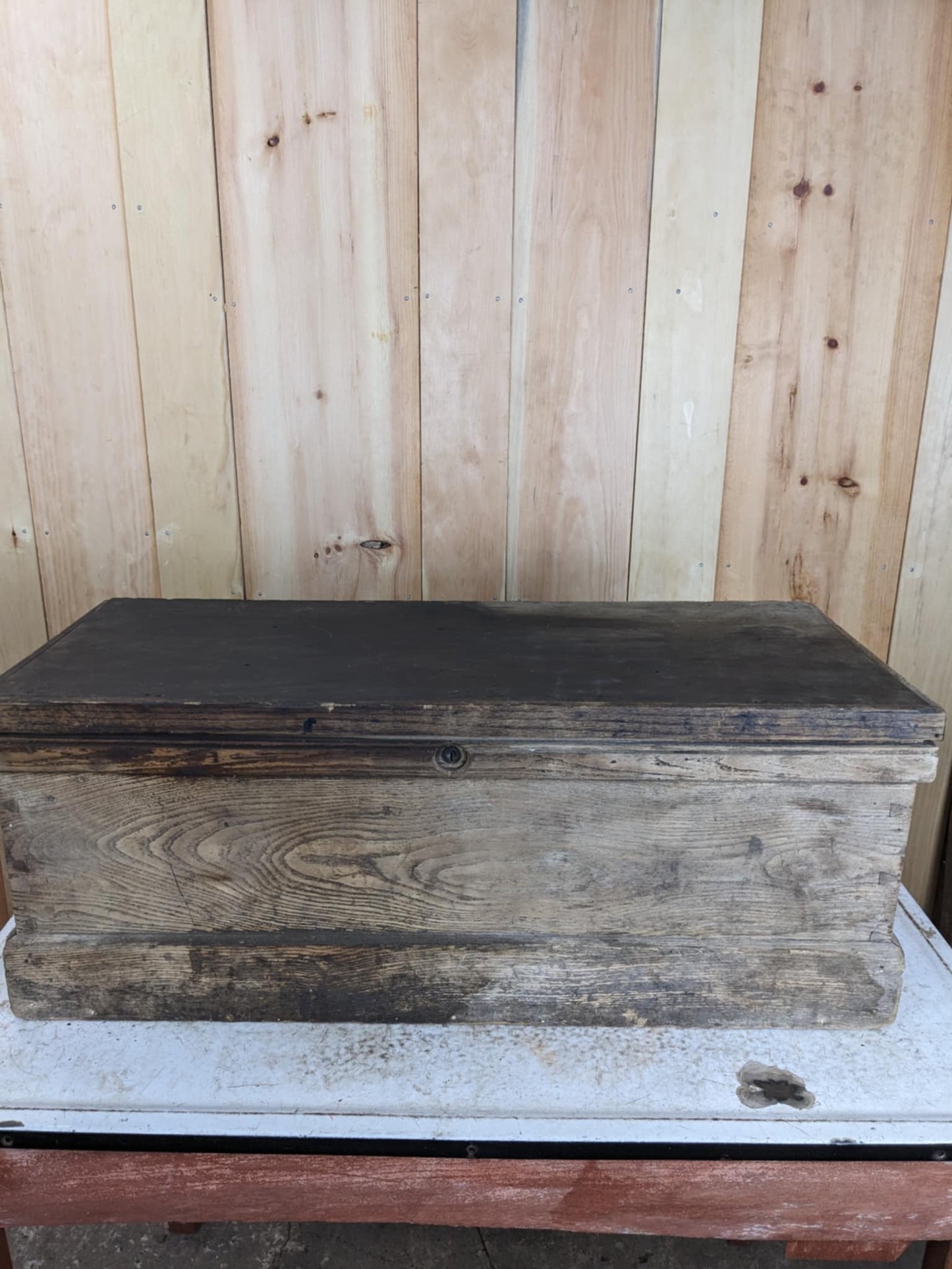 Rustic Wooden Carpenter’s Chest