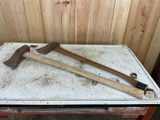 Vintage Axes - felling and splitting axes