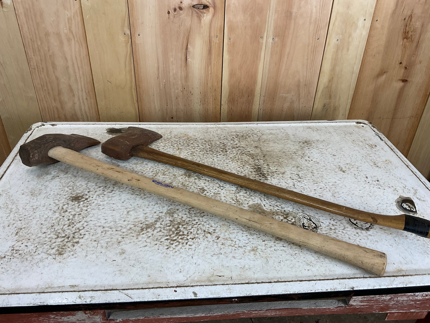 Vintage Axes - felling and splitting axes
