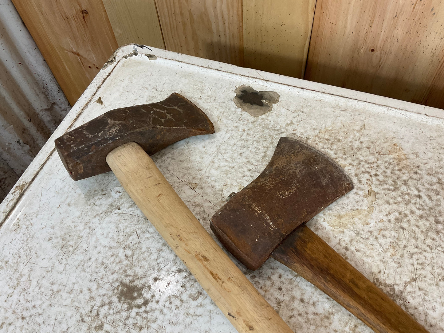 Vintage Axes - felling and splitting axes