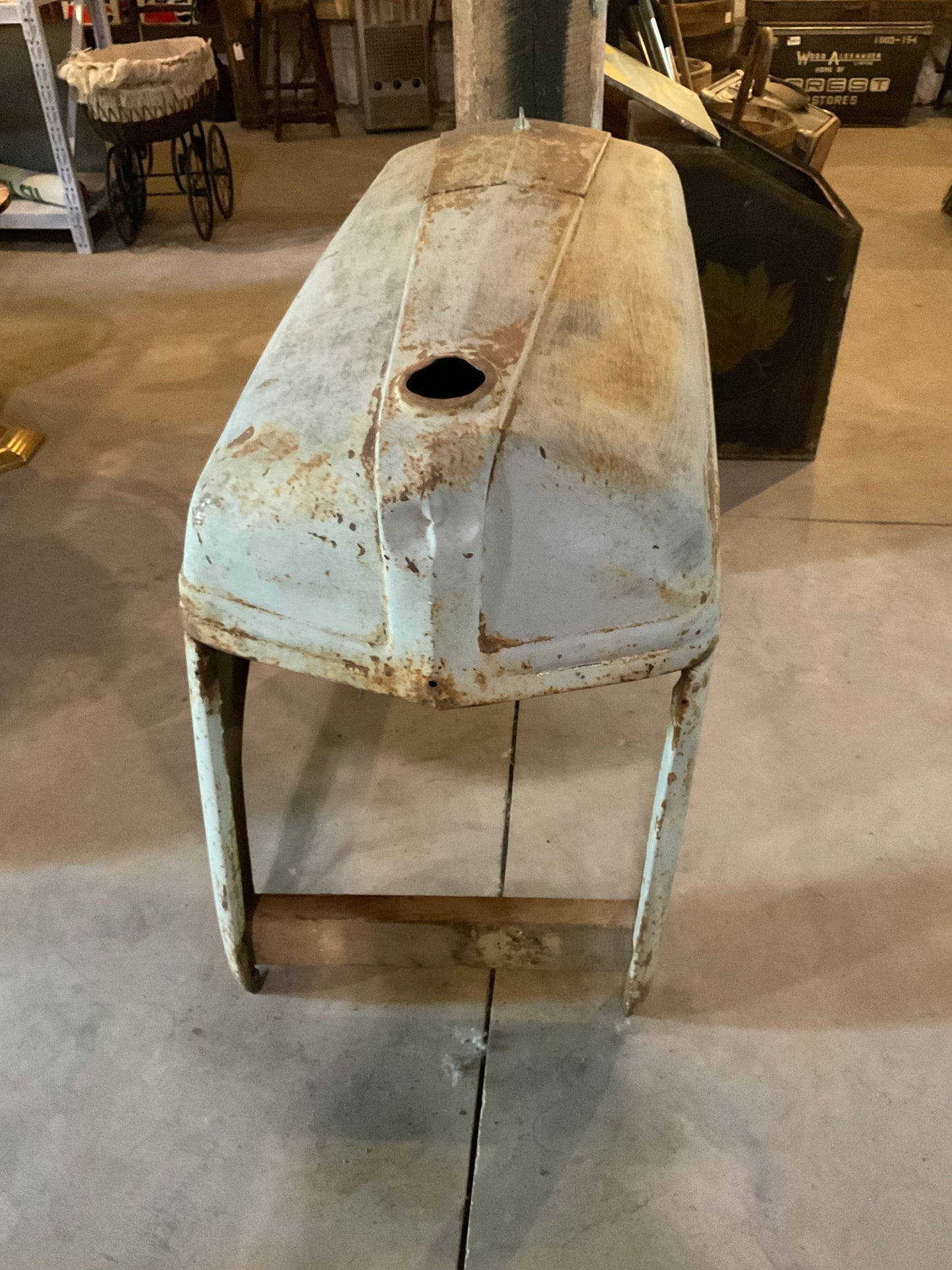 Antique Ford Tractor Hood