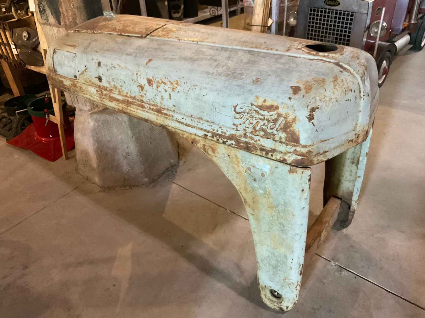 Antique Ford Tractor Hood