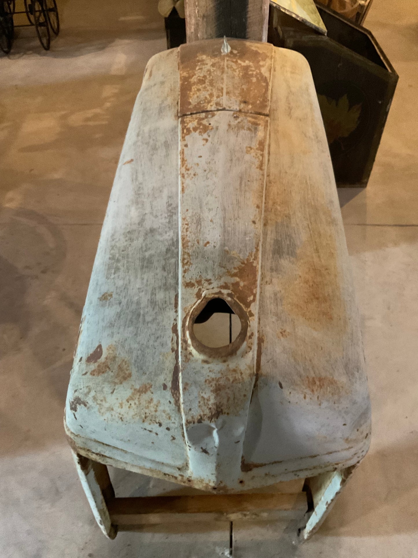 Antique Ford Tractor Hood