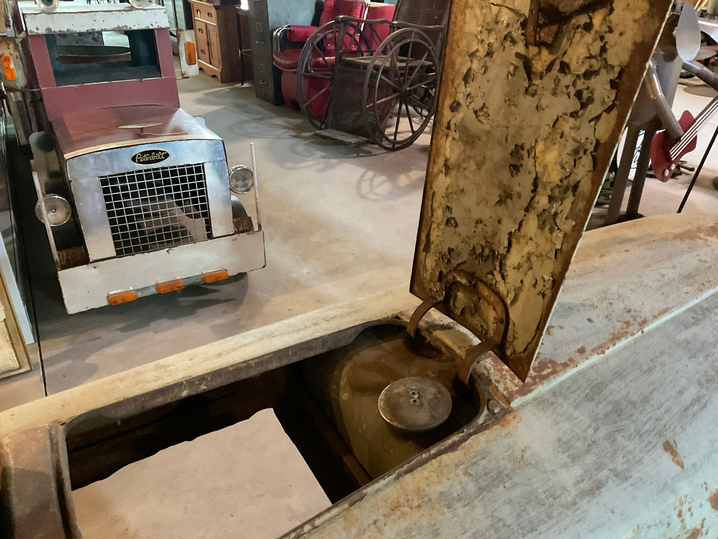 Antique Ford Tractor Hood