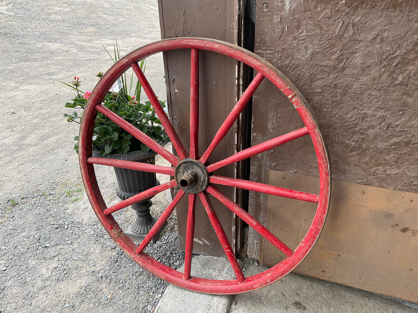 Massey Harris Wooden Wagon Wheel