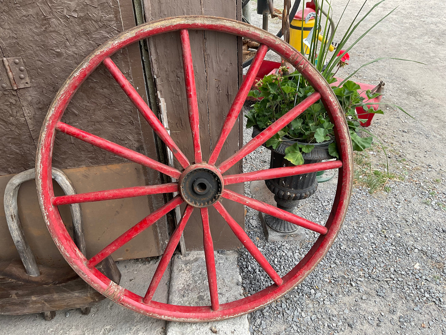 Massey Harris Wooden Wagon Wheel