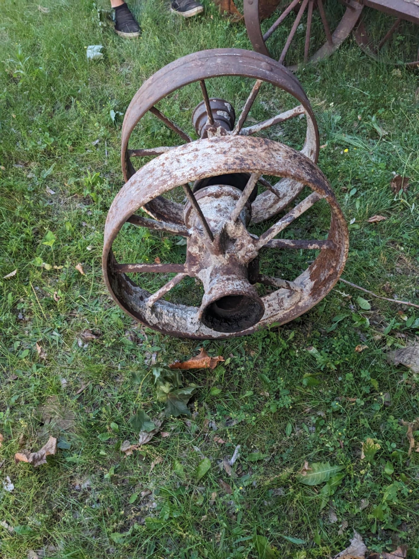 Pair of 20” Iron Wheels