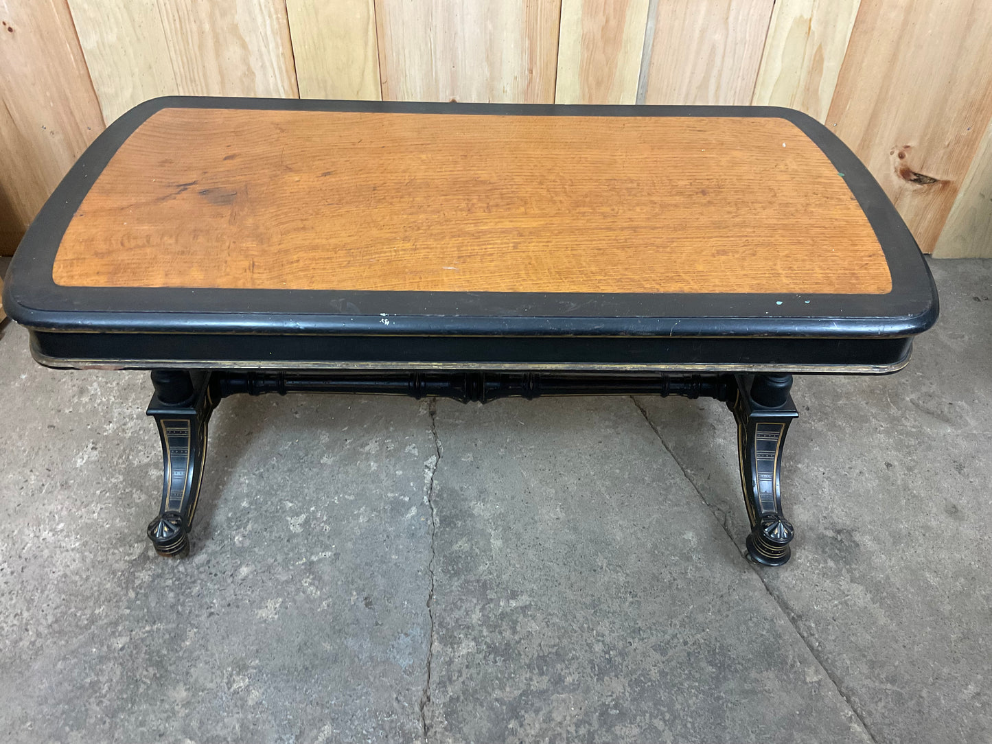 Napoleon III Ebonized Style Coffee Table