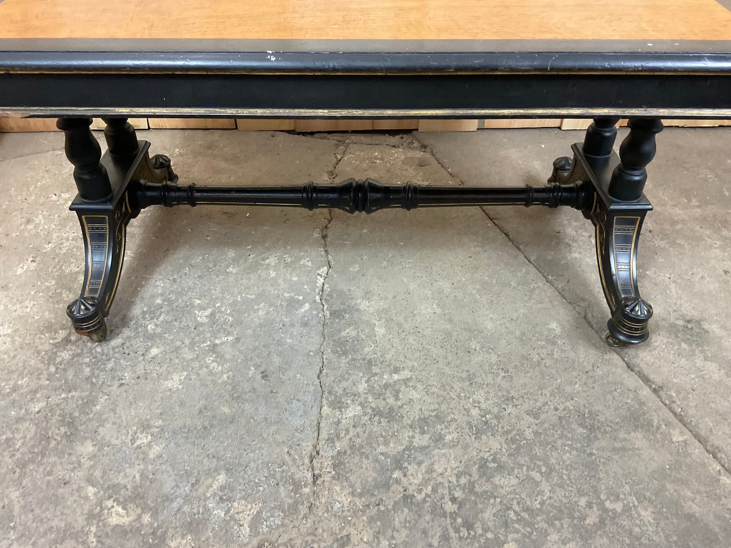 Napoleon III Ebonized Style Coffee Table