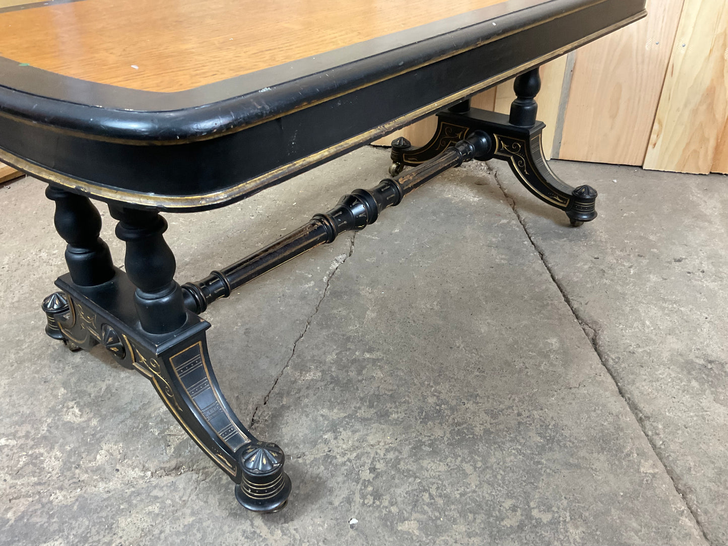 Napoleon III Ebonized Style Coffee Table